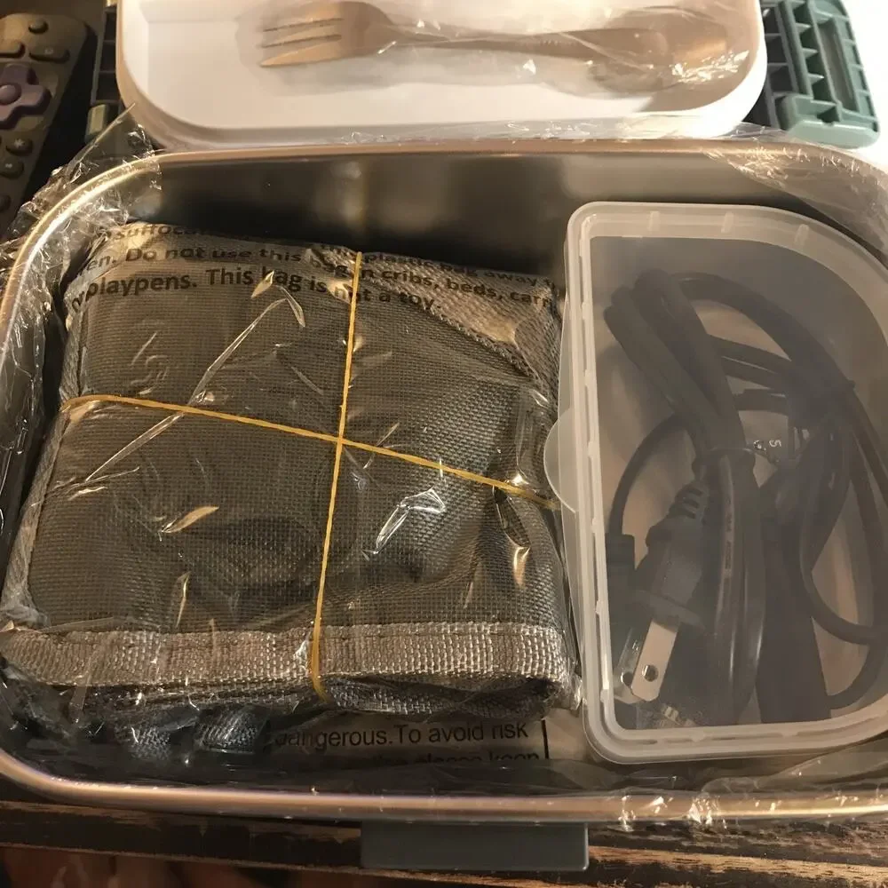Electric lunch box 80W AC 115VAC or DC 12V